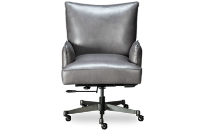 Quinn Leather Swivel Office Chair