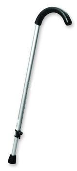 Standard Silver Crook Cane  