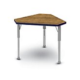 Action Pinnacle-Shaped Desk w/ HPL Top