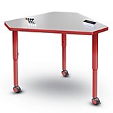 Action Inertia 34"Wx31"D Pinnacle Desk w/ Dry-Erase Top