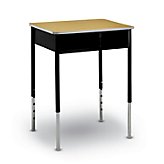 Academics 24"Wx18"D Open-Front Desk w/ Laminate Top