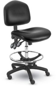 Stellan Vinyl Multi-Function Drafting Stool - BETS-S-3V | K-Log