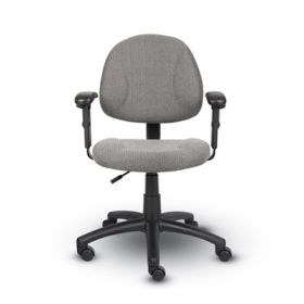 Boss Deluxe Posture Chair w/ Adjustable Arms - B316, Office Task Chairs