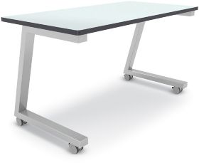 ESTO Seminar Table w/ HPL Top, Vinyl Edge and Casters - CEST-HVCTT | K-Log