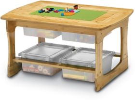 Lucid Sensory Table w/ Block Grid and Clear Totes - CSW-CC | K-Log