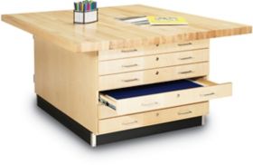 Diversified Spaces Art Supply Cabinets, Diversified Woodcrafts