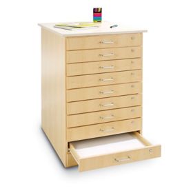 Diversified Spaces Art Supply Cabinets, Diversified Woodcrafts