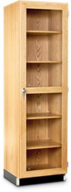 24 W Wood Storage Cabinet W Glass Door Dsc 242gr K Log