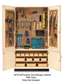Tote Tray Storage Cabinet (48 Totes)