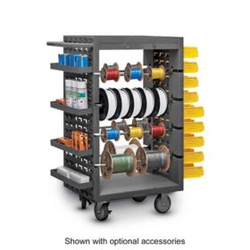 Mobile Wire Reel Storage Rack 36 x 30 x 58