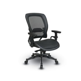 Leather Office Chair - Black - Space Seating by Office Star Products