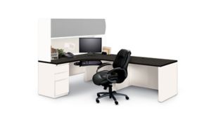 Encompass Steel Base L Desk Right Return Esmd 2 R K Log