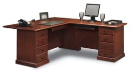 Sauder Woodworking Heritage Hill Executive Office Desk With 48