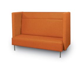 High back deals loveseat sofa