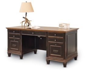 Martin Furniture Hartford Office Double Pedestal Desk Imhf680