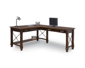 Barrister Office L Shaped Writing Desk Hrt Lw K Log