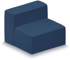 Messina Modular Armless Chair in Vinyl - KFCV-CN-V | K-Log
