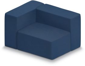Messina Modular Right-Arm Chair in Vinyl - KFCV-CR-V | K-Log