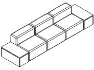Messina Modular Set 17 in Vinyl - KFCV-ST17-V | K-Log