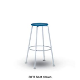 White industrial stool hot sale