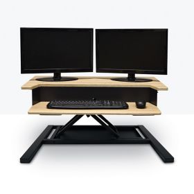 Buy Luxor Two-Level Pneumatic Standing Desk Converters