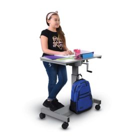 Sit or Stand Student Desk - Manual