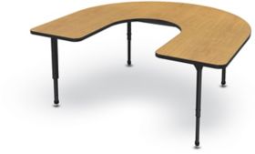 66 Wx60 D Horseshoe Explorer Activity Table Mad 6660h K Log