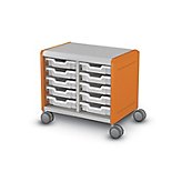 26"Hx28-1/2"W Embark Cabinet Storage w/ (10) 3"H Totes
