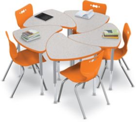 Chevron Conjunction Desk Classroom Packs - MCSD-15-PK | K-Log