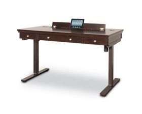 Martin Furniture Fulton Office Sit Stand Desk Fl384t 384eb