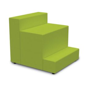 New - 17 Black Antimicrobial Vinyl Square Modular Furniture