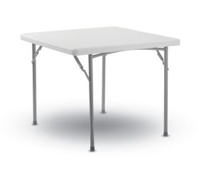 National Public Seating 36 x 36 Heavy Duty Folding Table Speckled Gray