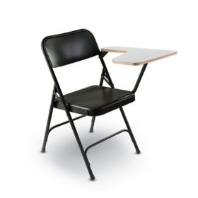 Chair with writing discount arm