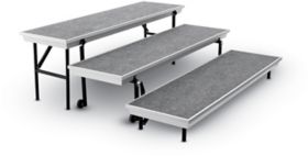 Trans-Port 3-Level Choral Risers - Straight - NTR-TP72S | K-Log