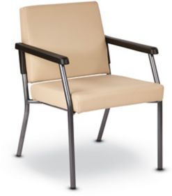 500-Pound-Capacity Antimicrobial Vinyl Guest Chair