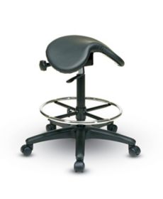 Backless discount rolling chair