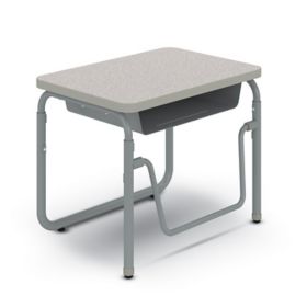 AlphaBetter® 2.0 Height – Adjustable Student Desk with Book Box