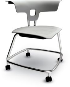 Ruckus Stack Chair With Casters