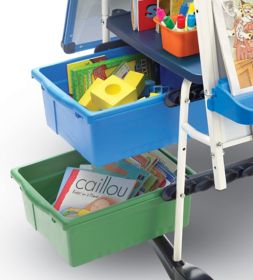 Mega Basic Teaching Easel w/ 4 Vibrant Totes - RWC-MB-V