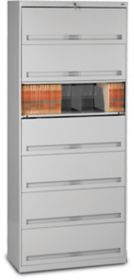 Archive 7-Shelf Flip-Door Lateral File - TNFS-FL787C | K-Log