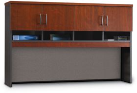 Sauder Woodworking Via Collection Credenza Hutch In Classic