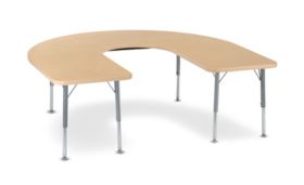 Virco: 4000 Series Activity Table: Horseshoe with Deep Center (66Wx60D)