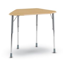 Zuma Series Adjustable Standard Height Large Trapezoid Desk Vzd