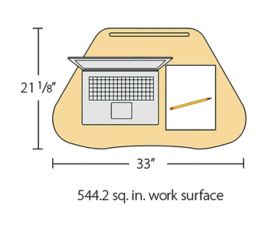 Quick Ship ZUMA Adjustable Height Trapezoid Student Desk With Fusion Maple  Top, Silver Mist Legs, and Navy Bookbox - 21.13''W x 32.87''D x 22''H 