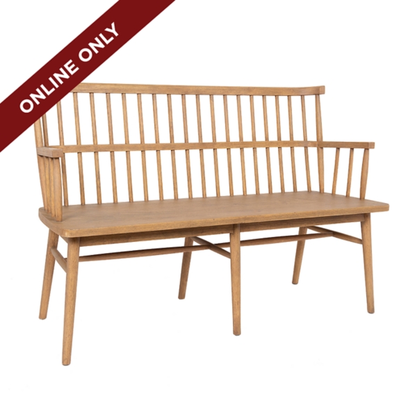 Online Only Aspen Wooden Bench 25% Off