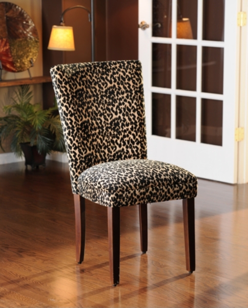 Cheetah Parsons Chair Kirklands