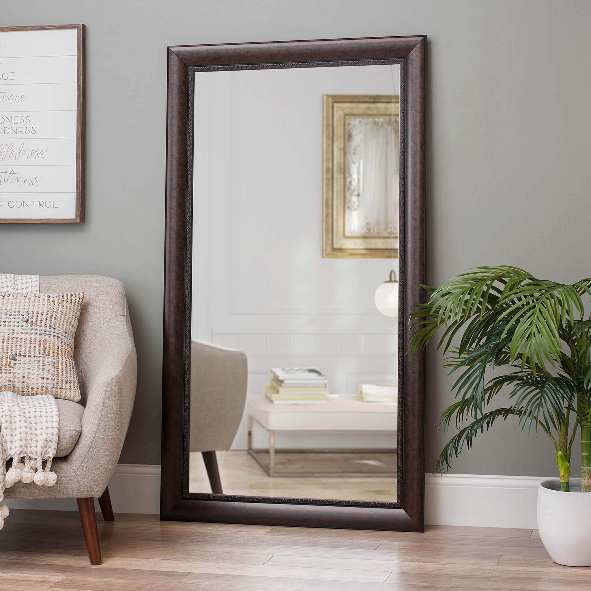 Bronze Full Length Mirror, 38x68 in. | Kirklands