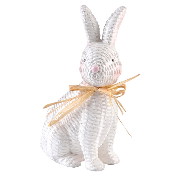 Wicker Easter Bunny Statue | Kirklands