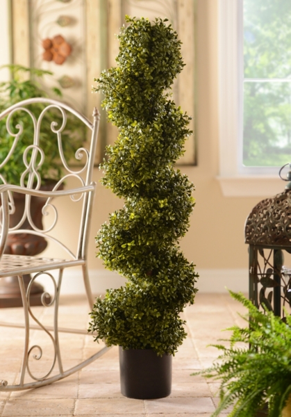 Boxwood Spiral Topiary 48 In Kirklands