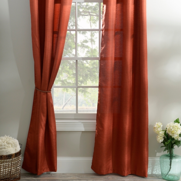 Spice Orange Curtain Panel Set 84 In Kirklands